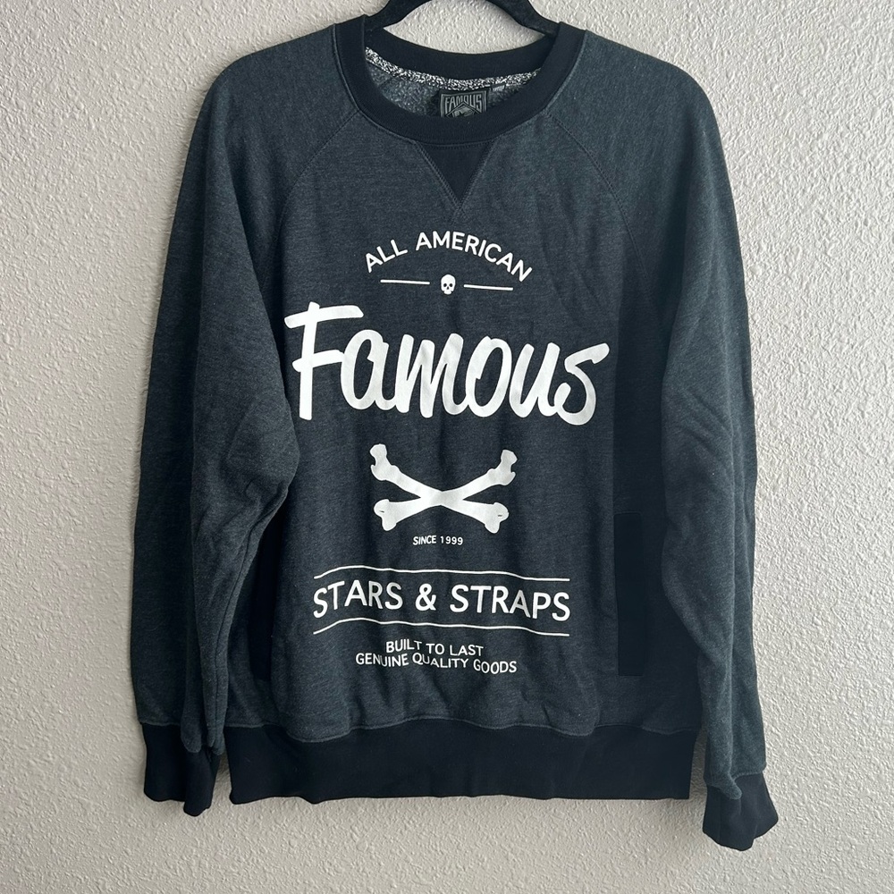 Famous Stars & Straps Black Sweatshirt
